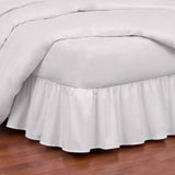 Bee & Willow Ruffled Bed Skirt - White
